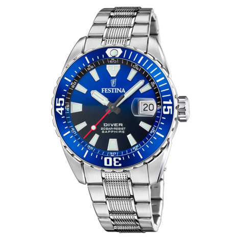 Festina F20669/1 Divers Watch 42mm 20ATM