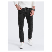 Pánské džínové kalhoty s prošíváním na kolenou - V2 - ESPIR