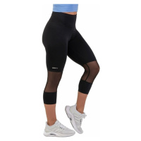 Nebbia High-Waist 3/4 Length Sporty Leggings Black Fitness kalhoty