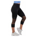Nebbia High-Waist 3/4 Length Sporty Leggings Black Fitness kalhoty