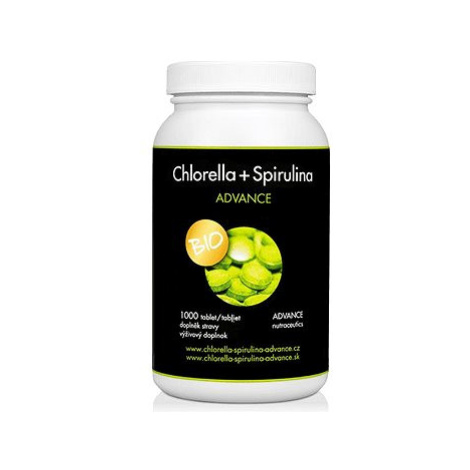 ADVANCE Chlorella+Spirulina 1000 tablet - BIO certifikace Advance nutraceutics