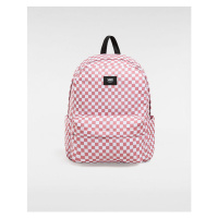 VANS Old Skool Check Backpack Unisex Pink, One Size