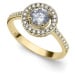 Oliver Weber Elegantní pozlacený prsten Sunshine 63268G
