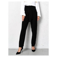 Black elegant pants with Lalous binding