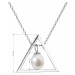 Perlový náhrdelník z pravých říčních perel bílý 22024.1