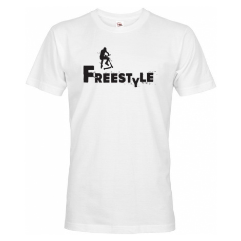 Pánské tričko s Freestyle koloběžkou BezvaTriko