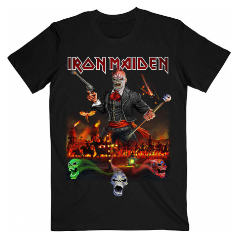 Iron Maiden tričko, LOTB Live Album Black, pánské RockOff