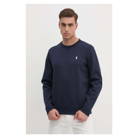 Mikina Polo Ralph Lauren pánská, tmavomodrá barva, hladká, 710888284