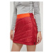 Sportovní sukně LA Sportiva Warm Up Primaloft červená barva, mini