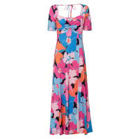 Bonprix BODYFLIRT šaty s květy Barva: Růžová, Mezinárodní