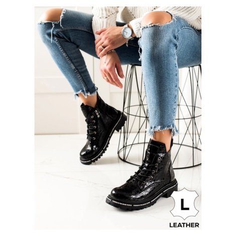 FILIPPO FASHION LEATHER ANKLE BOOTS