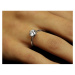 Stříbrný prsten PRINCESS se Swarovski® Zirconia