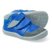 BEDA CELOROČNÍ MATT Blue - užší kotník | Dětské barefoot celoroční boty