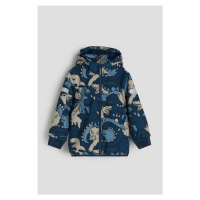 H & M - Voděodolná softshellová bunda - modrá