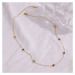 GRACE Jewellery Ocelový náhrdelník s barevnými zirkony Simona NH-10-986A Barevná/více barev 46 c