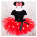 Puntíkaté šaty kostým Minnie Mouse