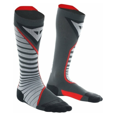 Dainese Ponožky Thermo Long Socks Black/Red