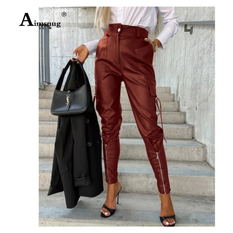Dámské kožené kalhoty AG36