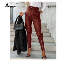 Dámské kožené kalhoty AG36