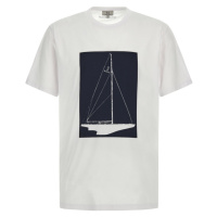 Tričko woolrich boat t-shirt bílá