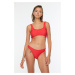 Trendyol Red Chain Detailed Bikini Set