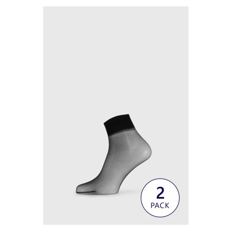 2 PACK silonových ponožek LAR 15 DEN