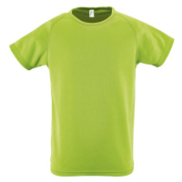 SOĽS Sporty Kids Dětské funkční triko SL01166 Apple green