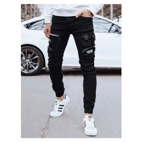 Pánské riflové kalhoty džíny s nakládanými kapsami UX4326 DStreet
