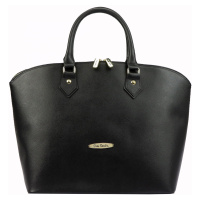 Kožená kufříková kabelka Pierre Cardine FRZ 1350 CORY černá