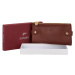 Luxusní dámská kožená peněženka Katana Tepeto, hnědá