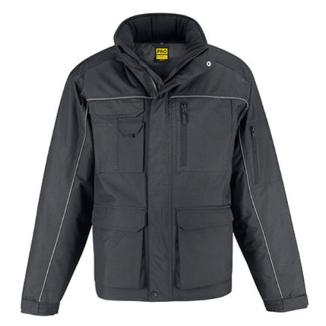 B&amp;C Jacket Shelter Pro Pánská pracovní bunda JUC41 Dark Grey (Solid) B&C