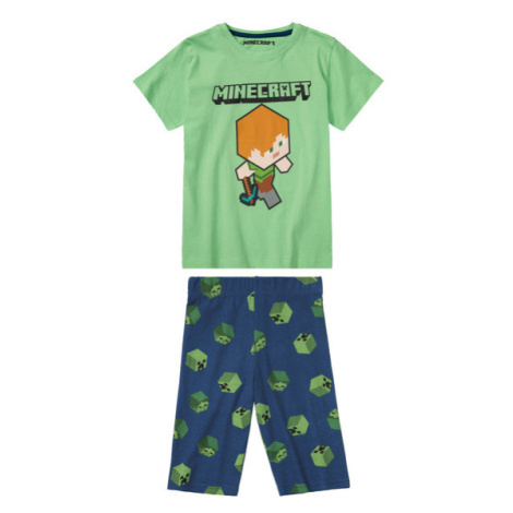 Minecraft Dětské pyžamo (zelená)