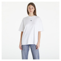 Calvin Klein Jeans Woven Label Rib Short Sleeve Tee White