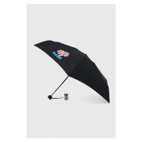 Dětský deštník Moschino černá barva, 8252 SUPERMINIA