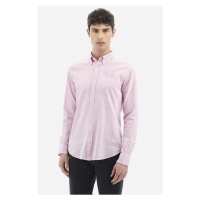 Košile la martina man shirt l/s cotton linen fialová