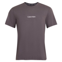 Calvin Klein S/S CREW NECK Pánské tričko, tmavě šedá, velikost