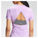 MP dámské tričko s krátkým rukávem Tempo – pudrově fialové