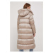 Péřová bunda Hetrego dámská, béžová barva, zimní