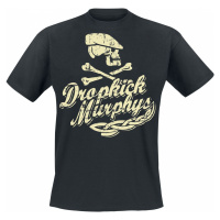 Dropkick Murphys Scally Skull Ship Tričko černá