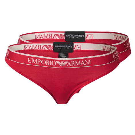 Emporio Armani Tanga krémová / červená
