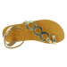 Attica Sandals APHRODITE CALF GOLD Zlatá