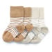 KipKep dětské ponožky Stay-on-Socks 0-6m 2páry Camel & Sand