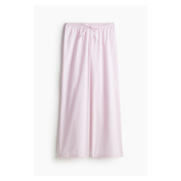 H & M - Bavlněné pyžamové kalhoty - růžová