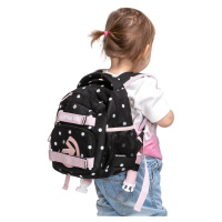 Meatfly batoh Levi Black Dots 10 L | Černá