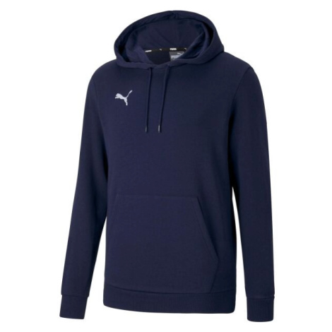 Puma TEAMGOAL 23 CAUSALS HOODIE Pánská fotbalová mikina, tmavě modrá, velikost