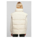 Dámská vesta // Urban Classics / Ladies Waisted Puffer Vest whitesand