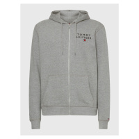 Pánská mikina LOGO ZIP-THRU HOODY UM0UM02879P4A šedá - Tommy Hilfiger