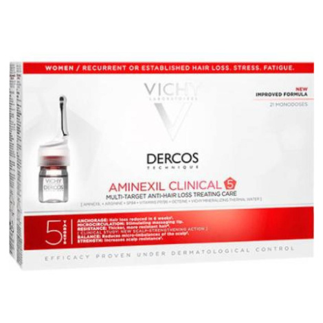 VICHY Dercos Aminexil Clinical 5 pro ženy 21x 6 ml
