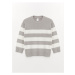 LC Waikiki Lcw Crew Neck Striped Baby Boy Knitwear Sweater