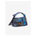 Černo-modrá dámská vzorovaná kabelka Desigual Rousmari Rennes